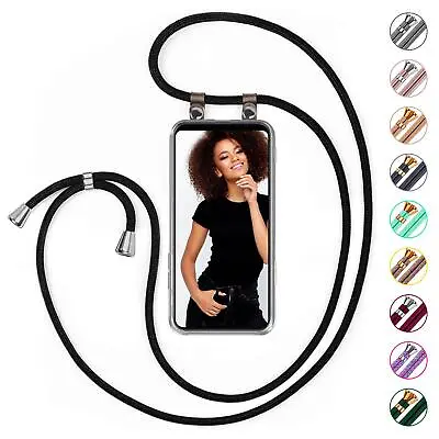 Mobile Phone Chain For Xiaomi Mi 8 Case With Band Kettenhülle Cord Umhängehülle • £17.74