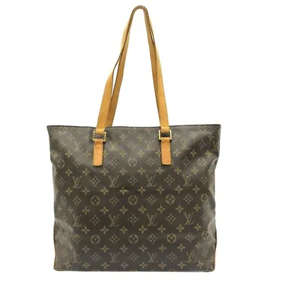 Auth LOUIS VUITTON Cabas Mezzo M51151 Brown Monogram TH0091 Shoulder Bag • $367