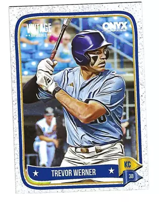 Trevor Werner 2024 Onyx Vintage Baseball Prospect Card • $4.99