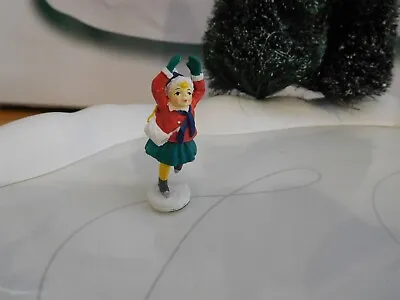 Dept 56 Village Animated Skating Pond - Young Girl Only - Free Ship • $11.50