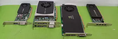 Lot Of  Nvidia Quadro Cards (1x K1200) (1x K600) ( 1x Fx3800) ( 2x Quadro 20000) • $57