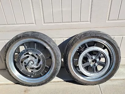 Harley Xl883 2017 Sportster Black Wheels Oem • $1499.99