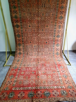 $980.80 • Buy Unopened Old Vintage Floral Area Moroccan Handmade Transitional Medallion Rug