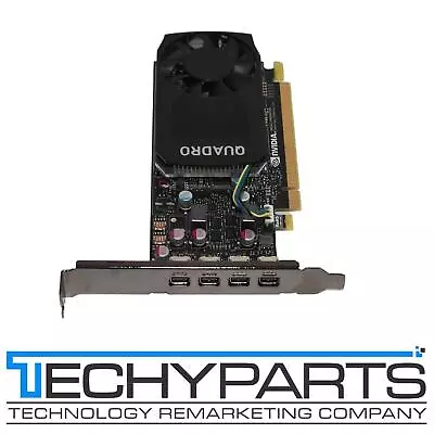 PNY VCQP620 NVIDIA Quadro P620 2GB GDDR5 Quad Mini-DP PCI-E 3.0 X16 Video Card • $59.95