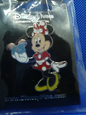 Disney Parks Minnie Mouse Holding Mickey Ears Cap Collection Trading Pin Gift  • $2.99