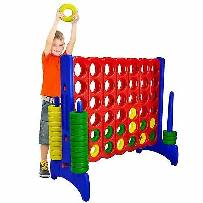 $126.65 • Buy Giant Connect 4 Four In A Row Game 4' X 3.5' Plastic Jumbo Yard Toy Kids Adult
