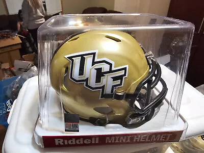 Ucf Central Florida Golden Knights Gold  Speed  Mini Helmet Riddell New In Box • $27.95