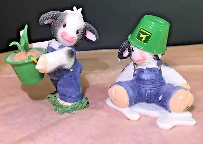 Lot 2) Enesco Mary Moo Moos 796441 “Head Over Hooves For Moo” John Deere No Box • $9.99