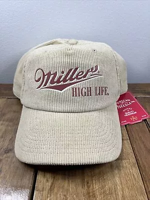 American Needle Miller High Life Corduroy Beer Snapback Adjustable Baseball Hat  • $29.99