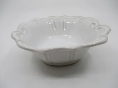Vietri Incanto Stone White Baroque Cereal Bowl - 6 7/8    -0711c • $39.98