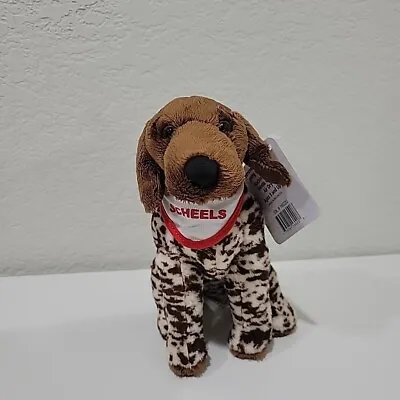 Scheels German Short Hair Pointer Plush Puppy Dog CAMO Scarf Jaag NWT 8 Inch • $9