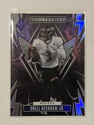 2023 Panini Phoenix Football Thunderbirds Odell Beckham Jr. TB-OBJ Silver Ravens • $0.99