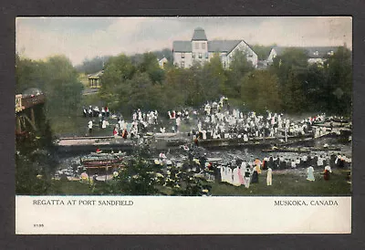 Regatta At Port Sandfield Muskoka Ontario Canada • $2.20