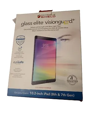 $24.95 • Buy ZAGG InvisibleShield Glass Elite VisionGuard+ Blue Light Filter Protector-10.2” 