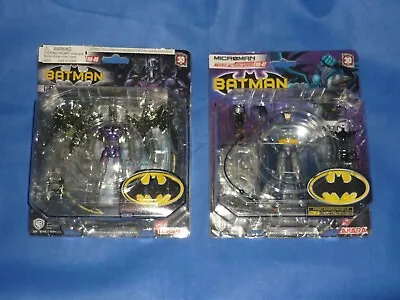 Htf Takara Batman 3.75  Microman Figures Flight Gear & Comic Costume Misp • $43.89