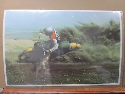 $89.98 • Buy Vintage Moto Dirt Bike Motorcycle Dust Cloud 1973 Motocross In#G531