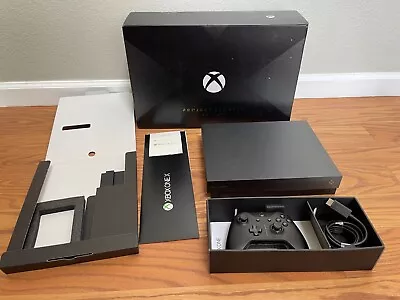 Microsoft Xbox One X Project Scorpio Edition 1TB Console W Box Complete/Tested • $99