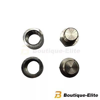 (2 Sets)O2 Oxygen Sensor Weld On / Weld In Bung Plug & Nut Cap Kit M18 X 1.5 • $11.59