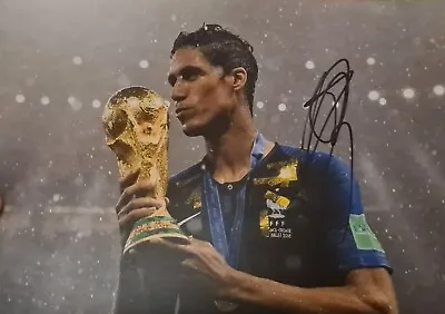 Raphael Varane Man Utd Hand Signed 12 X 8 Photo Manchester United France Coa • £29.99