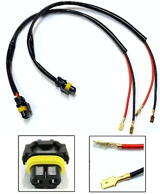 Conversion Wire H3 To 9006 Two Harness Fog Light Bulb Connector Lamp Plug • $10.45