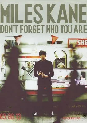 Miles Kane - Dont Forget Who You Are - Full Size Magazine Advert • £5.99