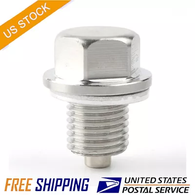 Stainless Steel Engine Oil Drain Plug With Neodymium Magnet M14 X 1.5MM • $8.99