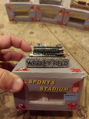 Sports Stadium Miniature Stadium Figurine Wrigley Field Baseball NIOB! • $29.99