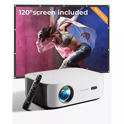 VANKYO Bluetooth Projector 4K Native 1080P 5G WiFi LED Movie Video Home Theater • $37.39