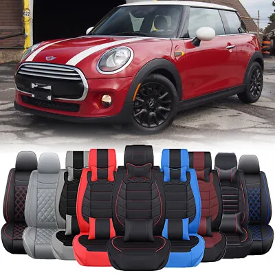 Luxury Leather Front Side 2-Car Seat Covers Cushion For Mini Cooper S R56 F56 • $109.08