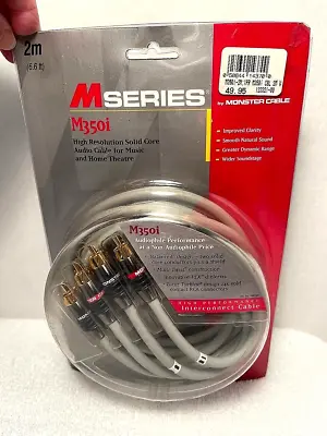 M350i MONSTER CABLE M SERIES 2m / 6.6 Ft Audio Music Home Theatre NEW IN PACKAGE • $37.99