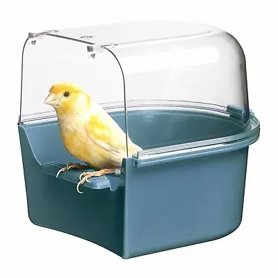 Ferplast Trevi Covered Cage Bath Shower For Canary Finch Budgie Exotic Birds • £10.74