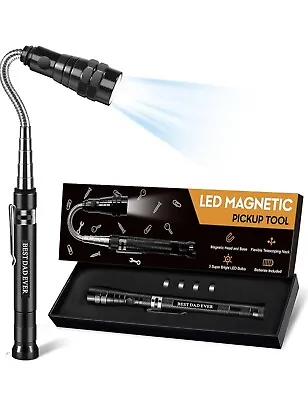 Magnetic Pickup Tool With LED Telescoping Pick Up Magnet Stick Gifts For Men • $13.99