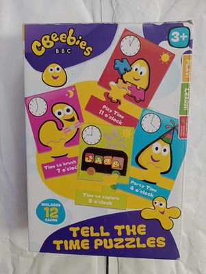 £3.50 • Buy Cbeebies Kids Educational Puzzle Games Memory Mix Match Time Jigsaw Activity 