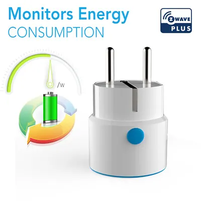 $32.89 • Buy Coolcam Z-wave Plus Smart Power Plug EU Socket Smart Home Power Metering On/Off
