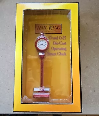 MTH 30-1061 RailKing Operating Die-Cast Street Clock NIB  • $31.99