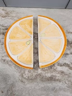 Vintage Lemon Citrus Made In Italy Cearmic Plates • $20