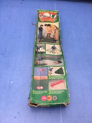 £37 • Buy MATCH PLAY GOLF GAME - MARX - PRO SHOT GOLF -  GOLF GAME - Boxed - VINTAGE