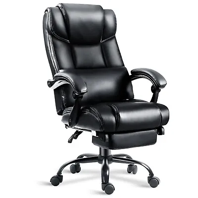 £109.99 • Buy Executive Office Chair Leather Computer Desk Chair Swivel Recliner Gaming Chair