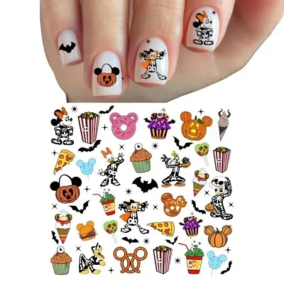 Mickey Mouse Assorted Halloween Water Transfer Nail Stickers • $2.25