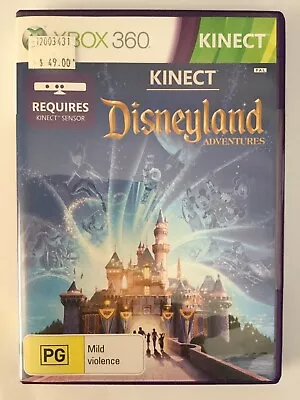 Disneyland Adventures BRAND NEW Microsoft XBOX 360 Kinect Aus Pal • $18.95