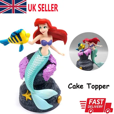 Little Mermaid Princess Ariel 7.4''/19cm Figure Model Toys Doll Cake Topper Gift • £13.19