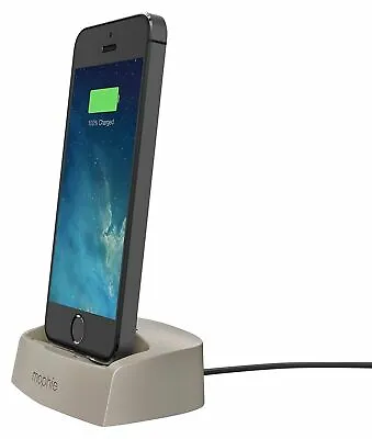 Mophie Desktop Charging Dock Lightning For Iphone 5/5s/6/6s/ Gold • £4.04