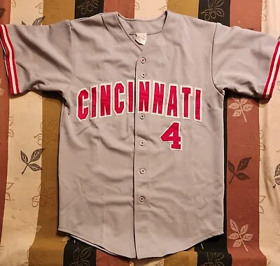 Vintage Cincinnati Reds Jersey Grey Size L #4 • $55