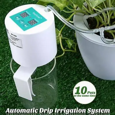 £23.99 • Buy Automatic Drip Irrigation System Plant Self Watering Timer Holiday Greenhouse UK