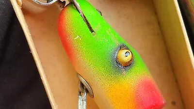 Vintage C.c.b. Co.  Wood & Glass Eyes Fishing Lure • $75