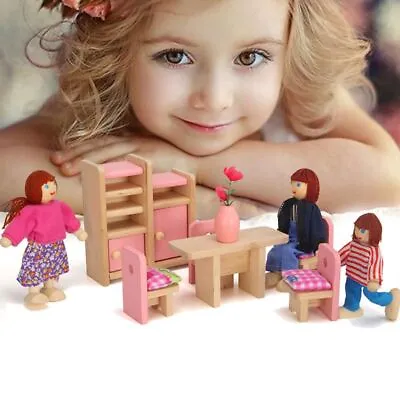 £11.12 • Buy Wooden Miniature Furniture Items 1:12 Scale Dolls Wooden Furniture Doll