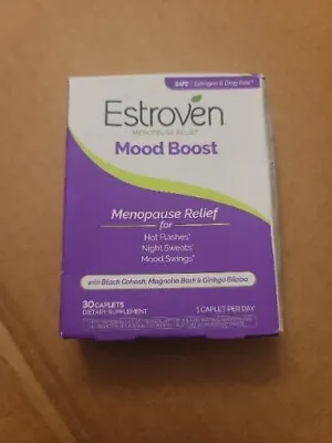Estroven Menopause Relief Mood Boost - 30 Caplets - Exp 06/2024 • $11.90