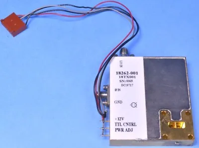 P-Com RF Microwave Amplifier 18.7GHz - 19.7GHz W/ TTL Power Control • $24.95