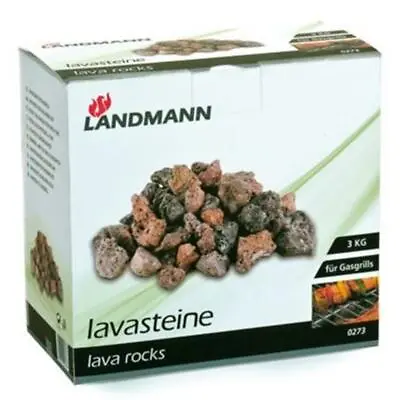 £10.77 • Buy Landmann Lava Rocks Lavasteine Gas Barbecue Cooking Grills Replacement Camp 3kg