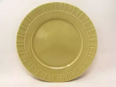 Basketweave Green By Martha Stewart Dinner Plate All Green Embossed Basketweave • $14.99